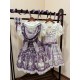 Twilight Crush Grape Pastoral Song Skirt Salopette JSKs(Reservation/3 Colours/Full Payment Without Shipping)